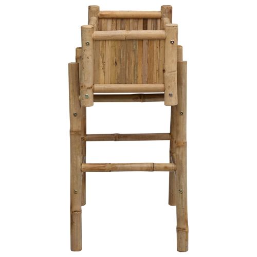 Градински сандък с държач Естествен 50 x 38 x 74 см Бамбук