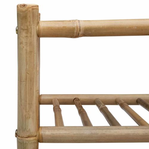 Шкаф за обувки с рафт Естествен 68 x 28 x 30 см Бамбук