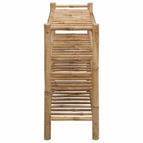 Шкаф за обувки с рафт Естествен 68 x 28 x 63 см Бамбук