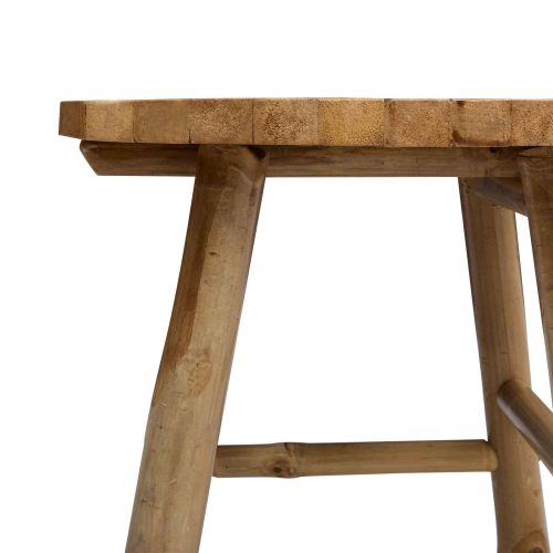 Градински стол Естествен Ø 38 x 42 см Бамбук