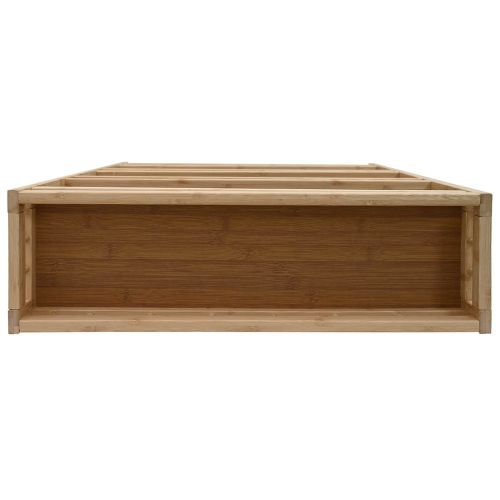 Кухненска количка с колела Естествен 60 x 18 x 97 см Бамбук