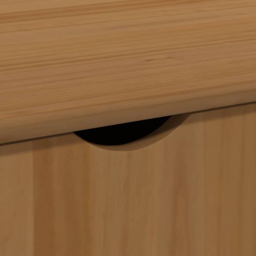 Плъзгащ кабинет Меден кафяв 100 x 39 x 65,5 см Солиден бор