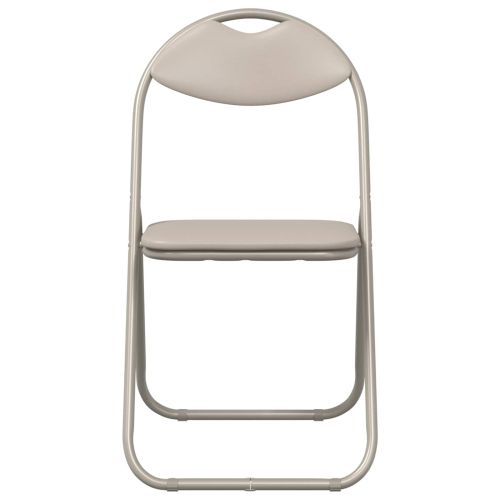 Сгъваем стол 8 pcs Пясък 48 x 43,5 x 81 см Изкуствена