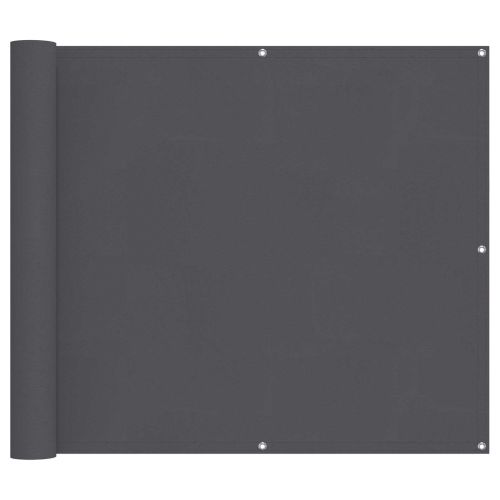 Балконен екран Антрацит 100 x 300 cm Оксфордска тъкан