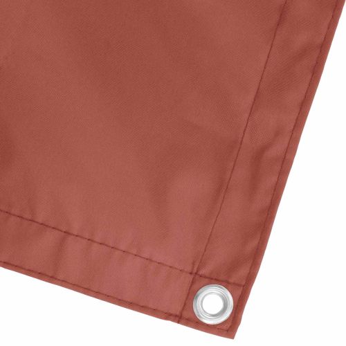 Балконен екран Теракота 75 x 200 cm PU покрит оксфорд алу