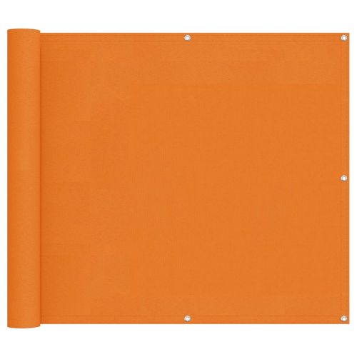 Балконен екран Оранжево 100 x 600 cm Оксфордска тъкан