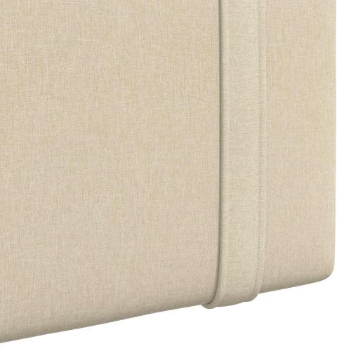 Висяща табла Монтиране на стена Крем 90 x 55 x 5 см текстил