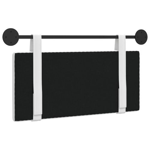 Висяща табла Монтиране на стена Бял 90 x 55 x 5 см текстил