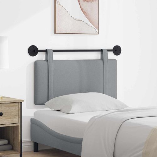 Висяща табла Едноцветен Светлосиво 100 x 55 x 5 см текстил