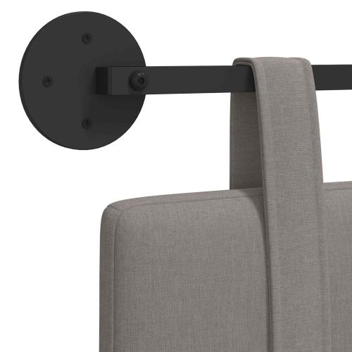 Висяща табла Монтиране на стена Таупе 100 x 55 x 5 см текстил