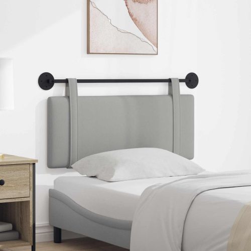 Висяща табла Едноцветен Облачно сиво 110 x 55 x 5 см текстил