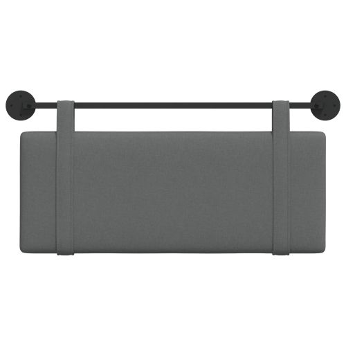 Висяща табла Едноцветен Тъмен сив 110 x 55 x 5 см текстил