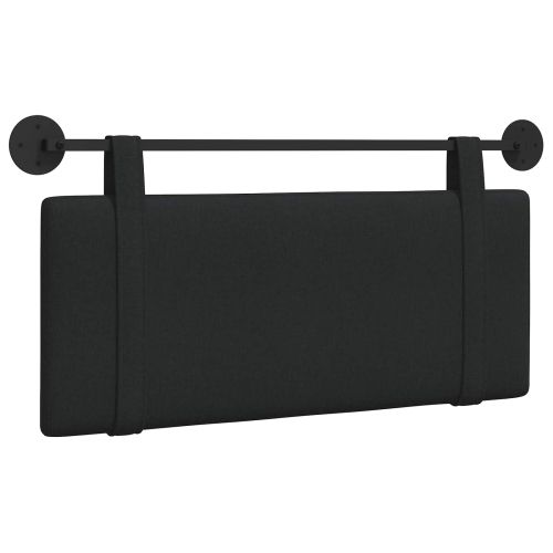 Висяща табла Монтиране на стена Черен 110 x 55 x 5 см текстил