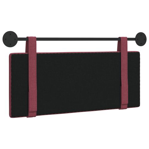 Висяща табла Едноцветен Виненочервен 110 x 55 x 5 см текстил