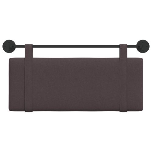 Висяща табла Едноцветен Тъмен кафяв 110 x 55 x 5 см текстил