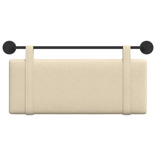 Висяща табла Монтиране на стена Крем 110 x 55 x 5 см текстил