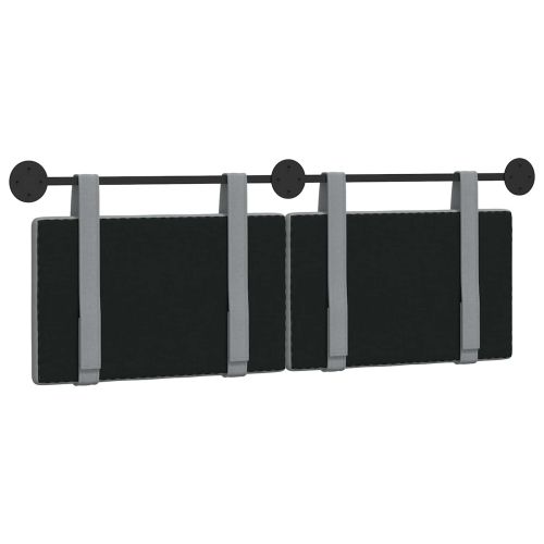 Висяща табла Едноцветен Светлосиво 130 x 55 x 5 см текстил