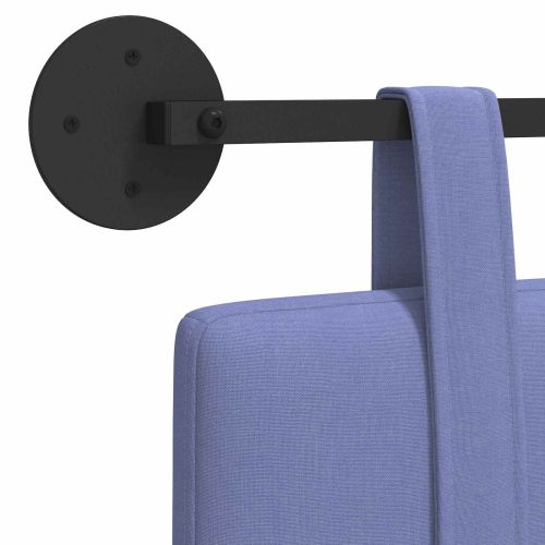 Висяща табла Едноцветен Дънково син 130 x 55 x 5 см текстил