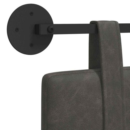 Висяща табла Едноцветен Черен 130 x 55 x 5 см Антично PU