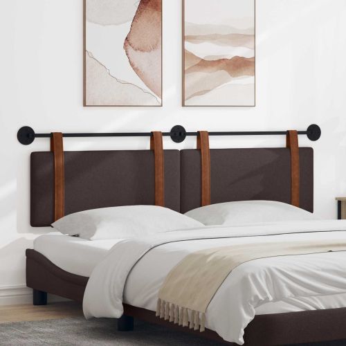 Висяща табла Едноцветен Тъмен кафяв 170 x 55 x 5 см Антично PU