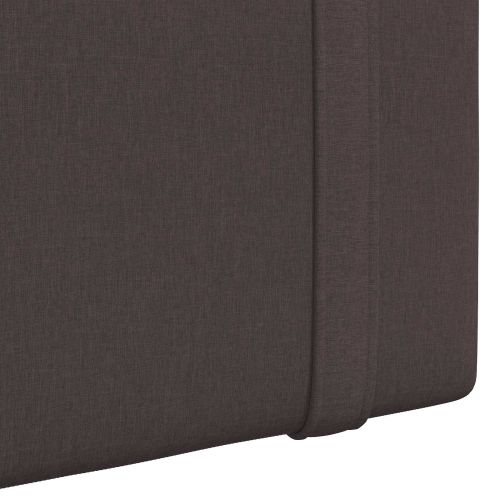 Висяща табла Едноцветен Тъмен кафяв 190 x 55 x 5 см текстил