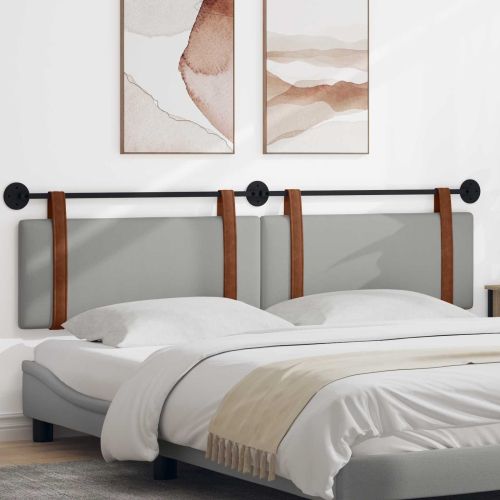 Висяща табла Едноцветен Облачно сиво 210 x 55 x 5 см Антично PU