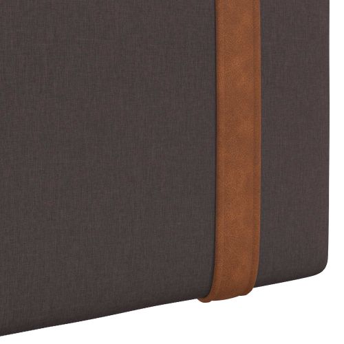 Висяща табла Едноцветен Тъмен кафяв 210 x 55 x 5 см Антично PU