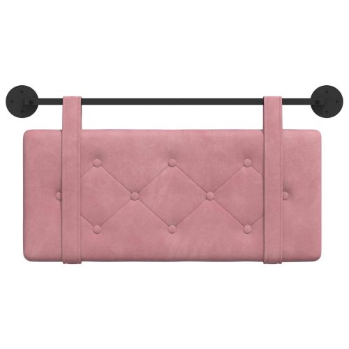 Висяща табла Монтиране на стена Розово 90 x 55 x 5 см Кадифе