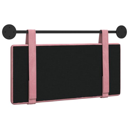 Висяща табла Монтиране на стена Розово 90 x 55 x 5 см Кадифе