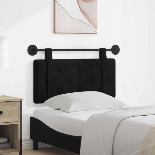 Висяща табла Монтиране на стена Черен 90 x 55 x 5 см Кадифе