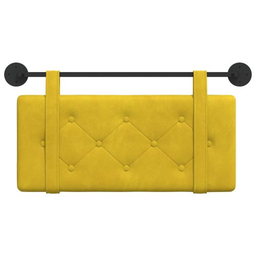 Висяща табла Монтиране на стена Жълто 90 x 55 x 5 см Кадифе
