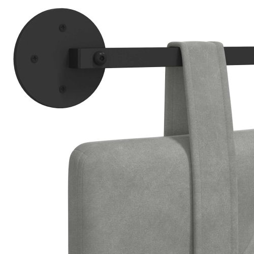 Висяща табла Светлосиво 100 x 55 x 5 см Кадифе