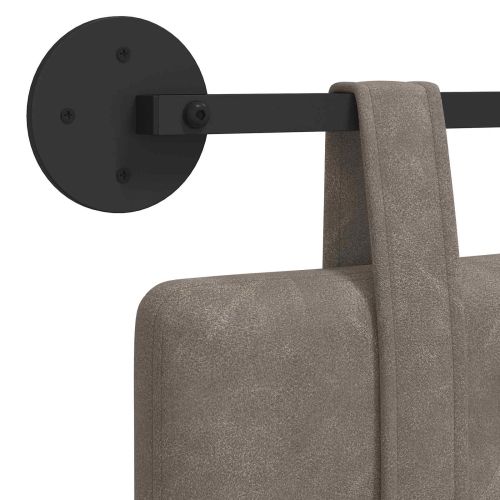 Висяща табла Монтиране на стена Сив 90 cm Антично PU