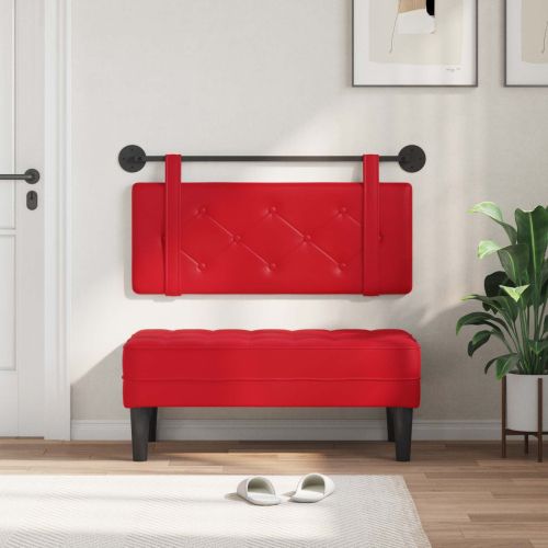 Висяща табла Монтиране на стена Червено 100 cm Изкуствена