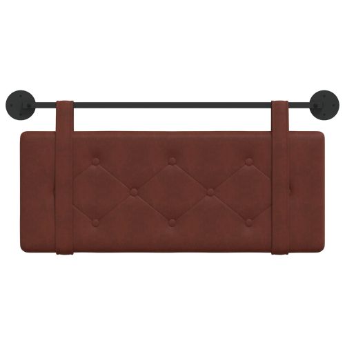 Висяща табла Лъскаво кафяво 100 cm Антично PU