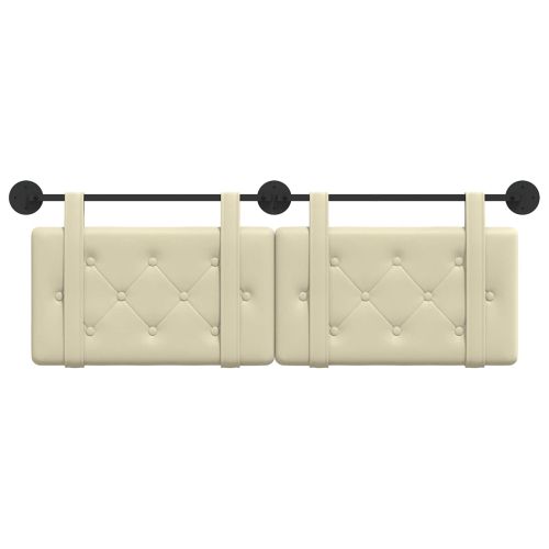 Висяща табла Монтиране на стена Крем 130 x 55 x 5 см Изкуствена