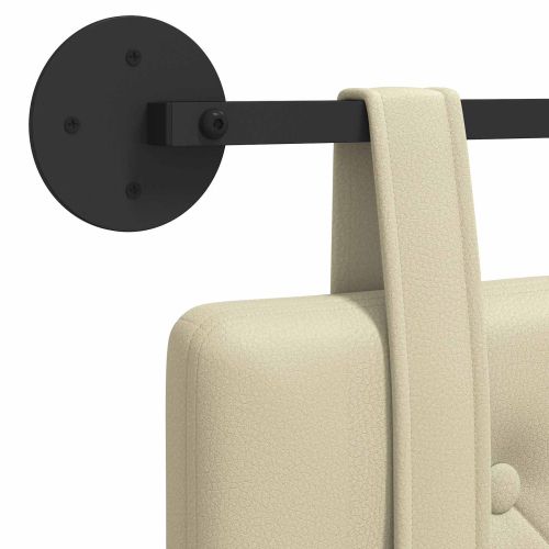 Висяща табла Монтиране на стена Крем 130 x 55 x 5 см Изкуствена