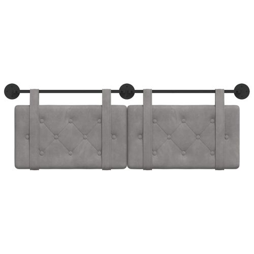 Висяща табла Светлосиво 150 x 55 x 5 см Кадифе