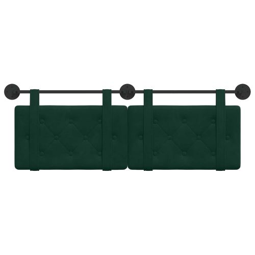Висяща табла Тъмен зелен 150 x 55 x 5 см Кадифе
