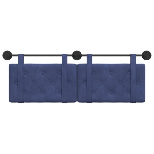 Висяща табла Полицейско синьо 150 x 55 x 5 см Кадифе