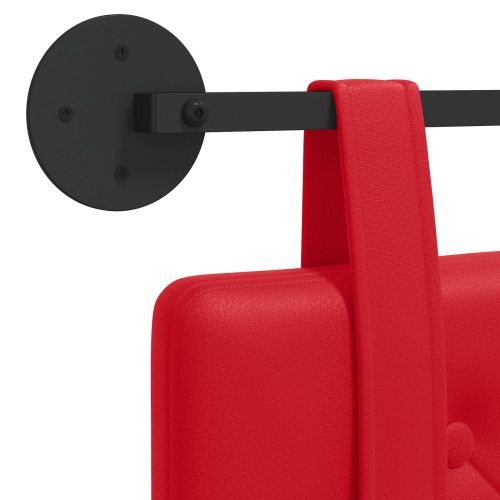 Висяща табла Червено 150 x 55 x 5 см Изкуствена