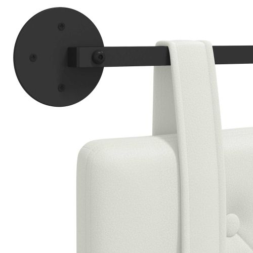 Висяща табла Монтиране на стена Бял 150 x 55 x 5 см Изкуствена