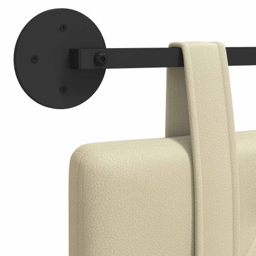 Висяща табла Монтиране на стена Крем 190 x 55 x 5 см Изкуствена