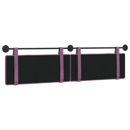 Висяща табла Монтиране на стена Лилаво 210 x 55 x 5 см Кадифе