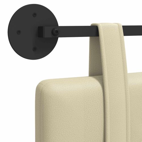 Висяща табла Монтиране на стена Крем 210 x 55 x 5 см Изкуствена