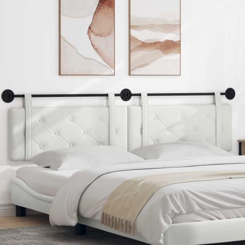 Висяща табла Монтиране на стена Бял 210 x 55 x 5 см Изкуствена