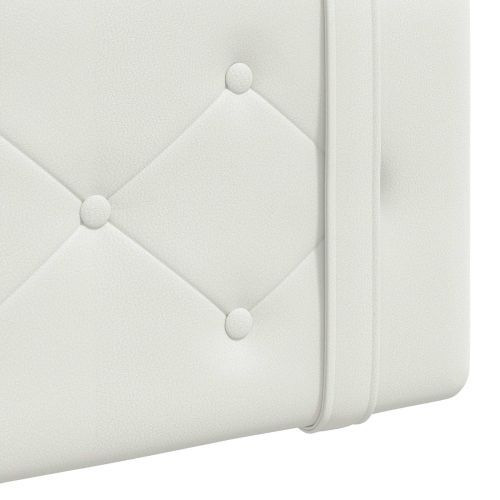 Висяща табла Монтиране на стена Бял 210 x 55 x 5 см Изкуствена