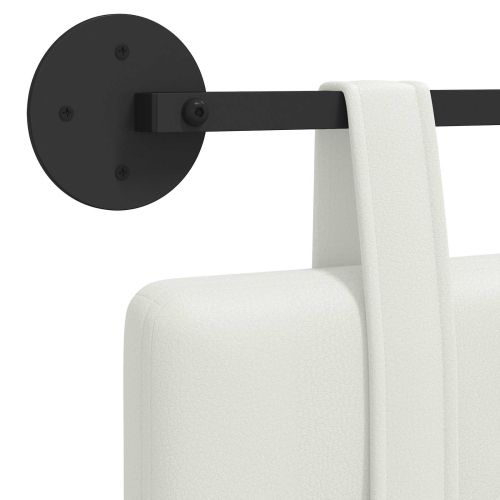 Висяща табла Монтиране на стена Бял 210 x 55 x 5 см Изкуствена