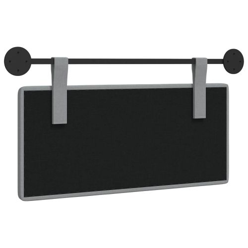 Висяща табла Светлосиво 100 x 55 x 5 см текстил