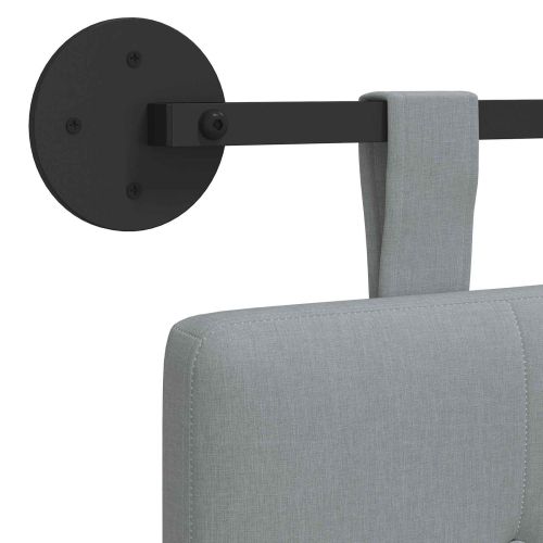 Висяща табла Светлосиво 100 x 55 x 5 см текстил